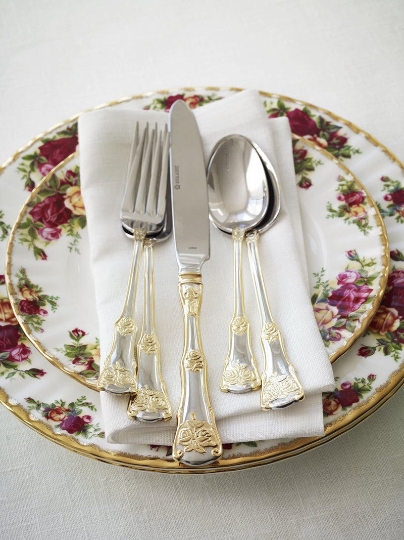 Royal Albert Old Country Roses 20-Piece Flatware Set - Image 4